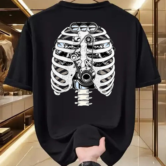 Best Mechanic Life Shirt, Funny Mechanic UnisexT-Shirt/Hoodie/Sweatshirt HLT00 - Car Mechanic Halloween Graphic Engineer Skeleton Mechanics T-Shirt, Men, Black, XX-Large