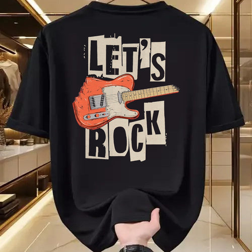 Guitar Lover Shirt, Funny Guitar UnisexT-Shirt/Hoodie/Sweatshirt HLT00 - Let_s Rock Electric Guitar Music Lovers Band Guitarists Retro T-Shirt