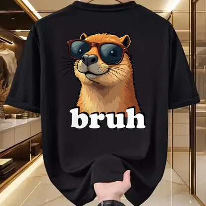 Cute Capybara Shirt, Funny Capybara Unisex T-Shirt/Hoodie/Sweatshirt HLT00 - Capybara Long Sleeve T-Shirt (4)