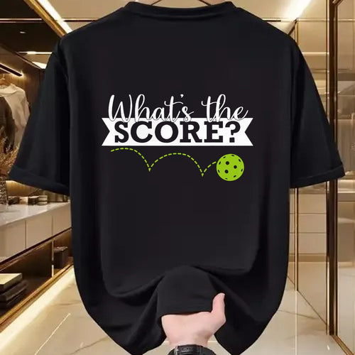 Funny Pickleball Shirt, Pickleball Lover Unisex T-Shirt/Hoodie/Sweatshirt HLT00 - What's The Score Funny Pickleball T-Shirt