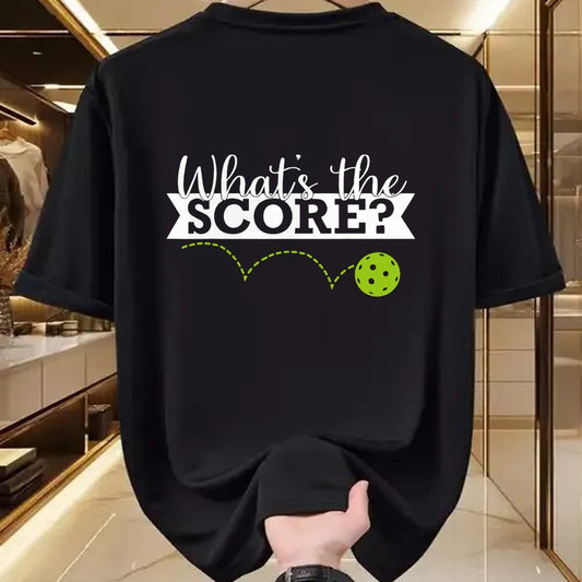 Funny Pickleball Shirt, Pickleball Lover Unisex T-Shirt/Hoodie/Sweatshirt HLT00 - What's The Score Funny Pickleball T-Shirt