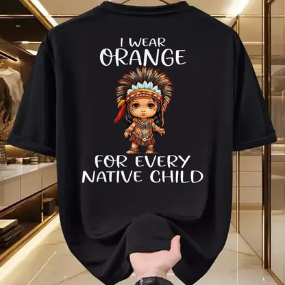 Native American T-Shirts, Vintage Native American Unisex T-Shirt/Hoodie/Sweatshirt HLT00 - Wear orange for every American native child Indian Pride (1)