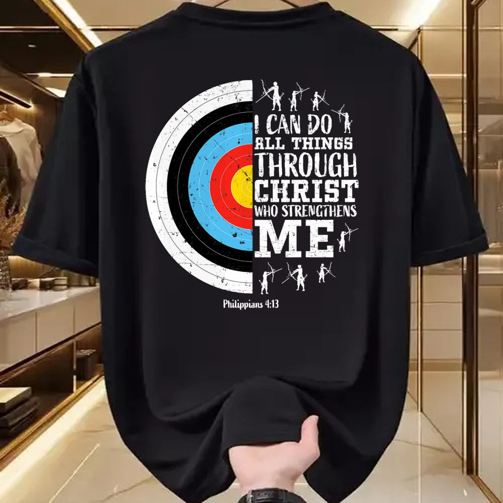 Christian Tee, Christian Faith Unisex T-Shirt/Hoodie/Sweatshirt HLT00 - Christian Archery Gifts Women Teen Girls Men Boys Religious T-Shirt