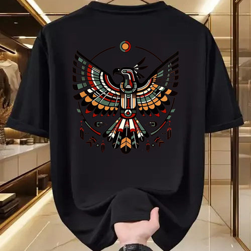 Native American T-Shirts, Vintage Native American Unisex T-Shirt/Hoodie/Sweatshirt HLT00 - Thunderbird Native American Tribal Art (2)