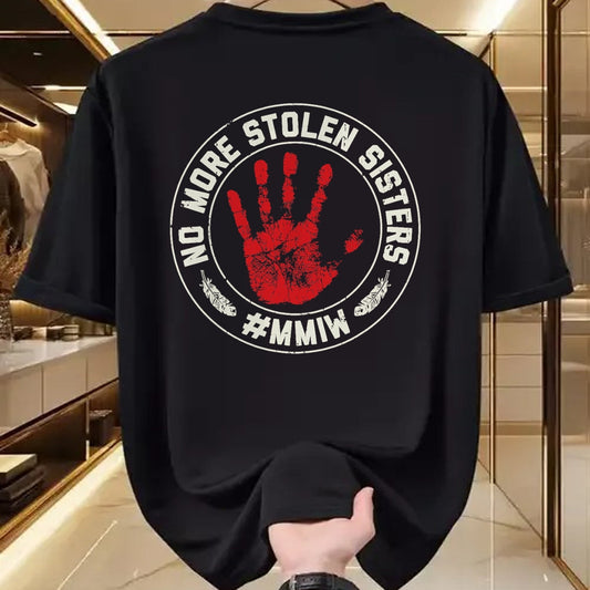 Native American T-Shirts, Vintage Native American Unisex T-Shirt/Hoodie/Sweatshirt HLT00 - No More Stolen Sisters MMIW Missing Murdered Indigenous Girl
