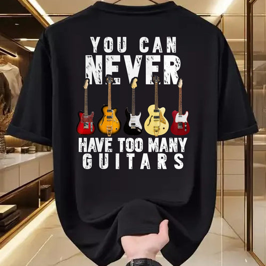 Guitar Lover Shirt, Funny Guitar UnisexT-Shirt/Hoodie/Sweatshirt HLT00 - You Can Never Have Too Many Guitars Music Funny Gifts Shirt T-Shirt