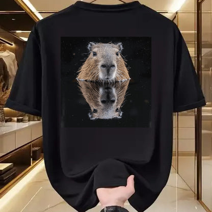 Cute Capybara Shirt, Funny Capybara Unisex T-Shirt/Hoodie/Sweatshirt HLT00 - Funny Graphic Capybara Long Sleeve T-Shirt (10)