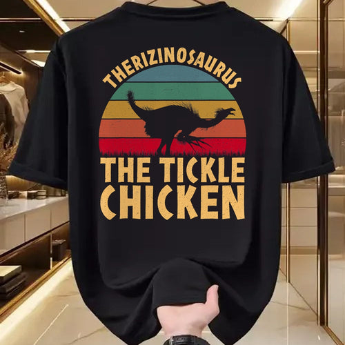 Best Dinosaur Lover Shirt, Funny Dinosaur UnisexT-Shirt/Hoodie/Sweatshirt HLT00 - Therizinosaurus The Tickle Chicken - Funny Dinosaur Vintage T-Shirt