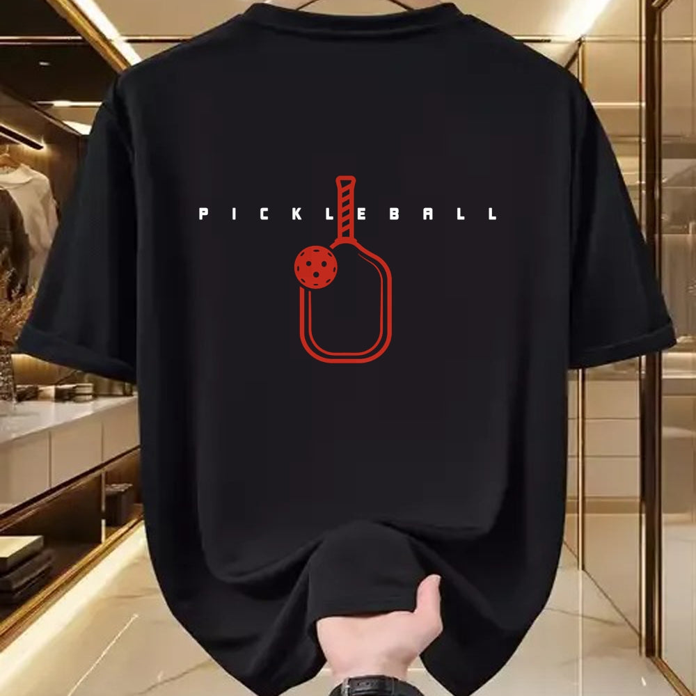 Funny Pickleball Shirt, Pickleball Lover Unisex T-Shirt/Hoodie/Sweatshirt HLT00 - Pickleball Paddle & Text Pickleball Player Word Art T-Shirt