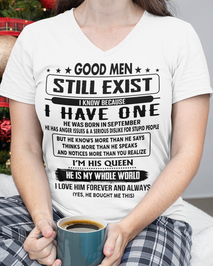 September - Good men Still Exist - gift for your girlfriend, wife from Husband - NINA09 (SKU-GM-09)