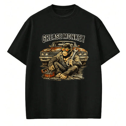 Best Mechanic Life Shirt, Funny Mechanic UnisexT-Shirt/Hoodie/Sweatshirt HLT00 - Greasemonkey Gorilla Retro Mechanic Garage Monkey T-Shirt