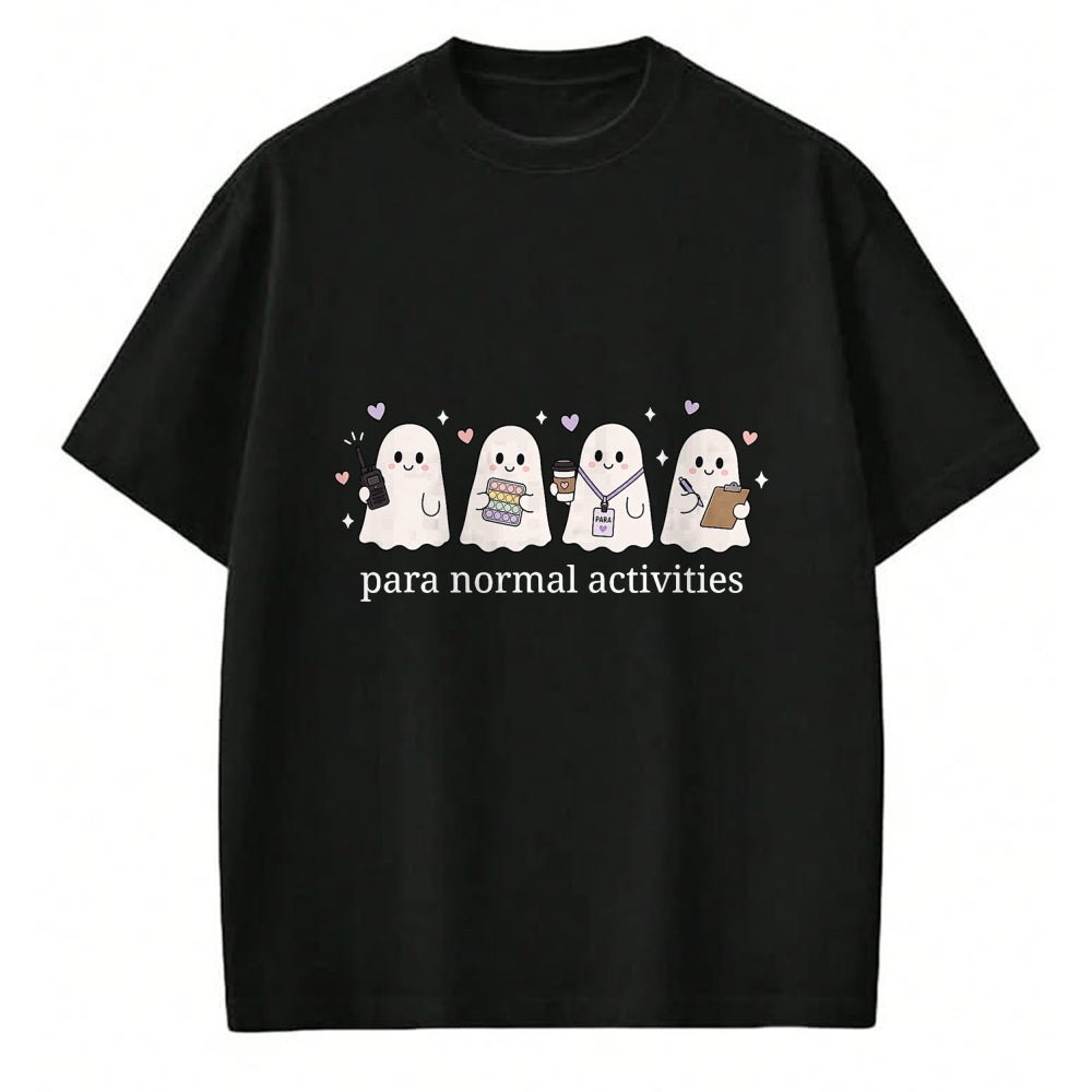 Best Teacher Shirt, Funny Teacher UnisexT-Shirt/Hoodie/Sweatshirt HLT00 - Ghost Cute para Normal Activities SPED Teachers Halloween T-Shirt