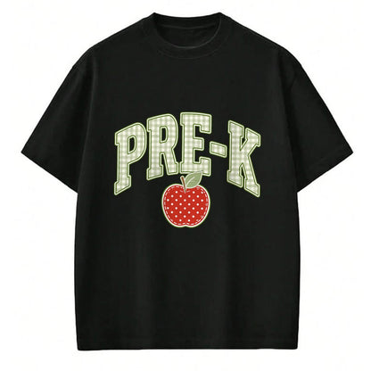 Best Teacher Shirt, Funny Teacher UnisexT-Shirt/Hoodie/Sweatshirt HLT00 - Vintage Pre-K Teacher Team Apple Gingham First Day of School T-Shirt