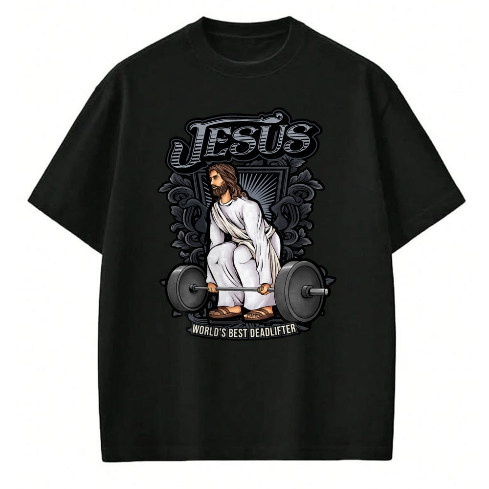 Christian Tee, Christian Faith Unisex T-Shirt/Hoodie/Sweatshirt HLT00 - Funny Jesus Christian Weight Lifting Men Women Gym Gag Gifts T-Shirt