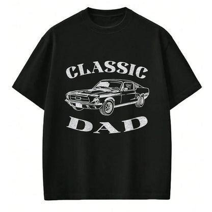 Gift for Dad Shirt, Funny Dad Unisex T-Shirt/Hoodie/Sweatshirt HLT00 – Funny Dad Classic Car Graphic T-Shirt