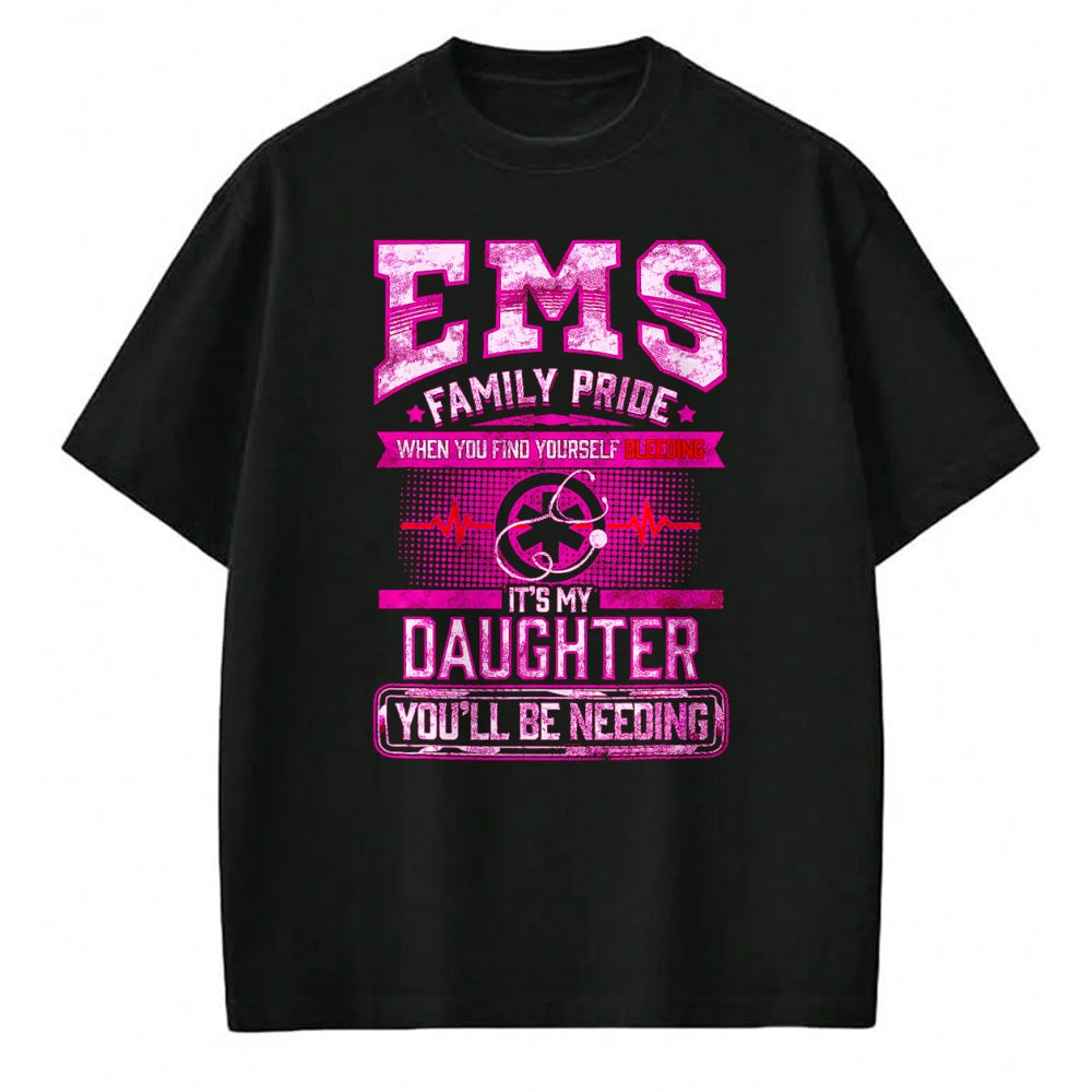 Funny Nurse Shirt, Nurse Unisex T-Shirt/Hoodie/Sweatshirt HLT00 - EMT Gift Proud Mom Dad Of EMS Paramedic Daughter F T-Shirt T-Shirt