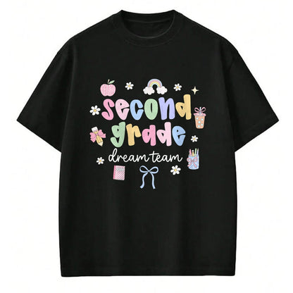 Best Student Shirt, Funny Back To School UnisexT-Shirt/Hoodie/Sweatshirt HLT00 - Second Grade Dream Team Back To School 2nd Grade Teacher T-Shirt