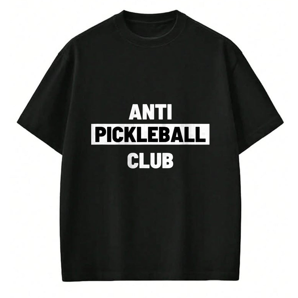 Funny Pickleball Shirt, Pickleball Lover Unisex T-Shirt/Hoodie/Sweatshirt HLT00 - Funny Ironic Anti Pickleball Club Pickle Ball Sucks T-Shirt
