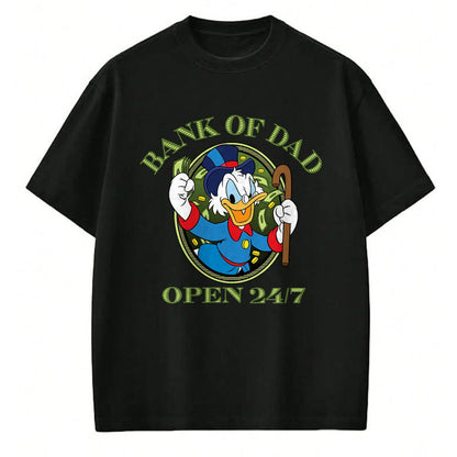 Gift for Dad Shirt, Funny Dad Unisex T-Shirt/Hoodie/Sweatshirt HLT00 – Disney DuckTales Bank of Dad T-Shirt