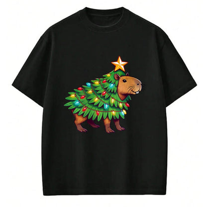 Cute Capybara Shirt, Funny Capybara UnisexT-Shirt/Hoodie/Sweatshirt HLT00 - Capybara Christmas Long Sleeve T-Shirt (2)