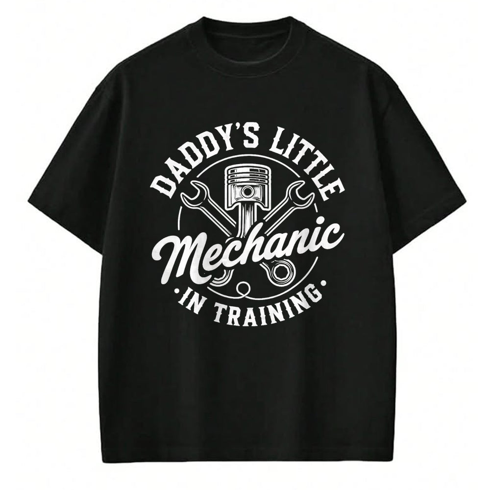 Best Mechanic Life Shirt, Funny Mechanic UnisexT-Shirt/Hoodie/Sweatshirt HLT00 - Daddy's Little Mechanic in Training Funny Future Mechanic T-Shirt