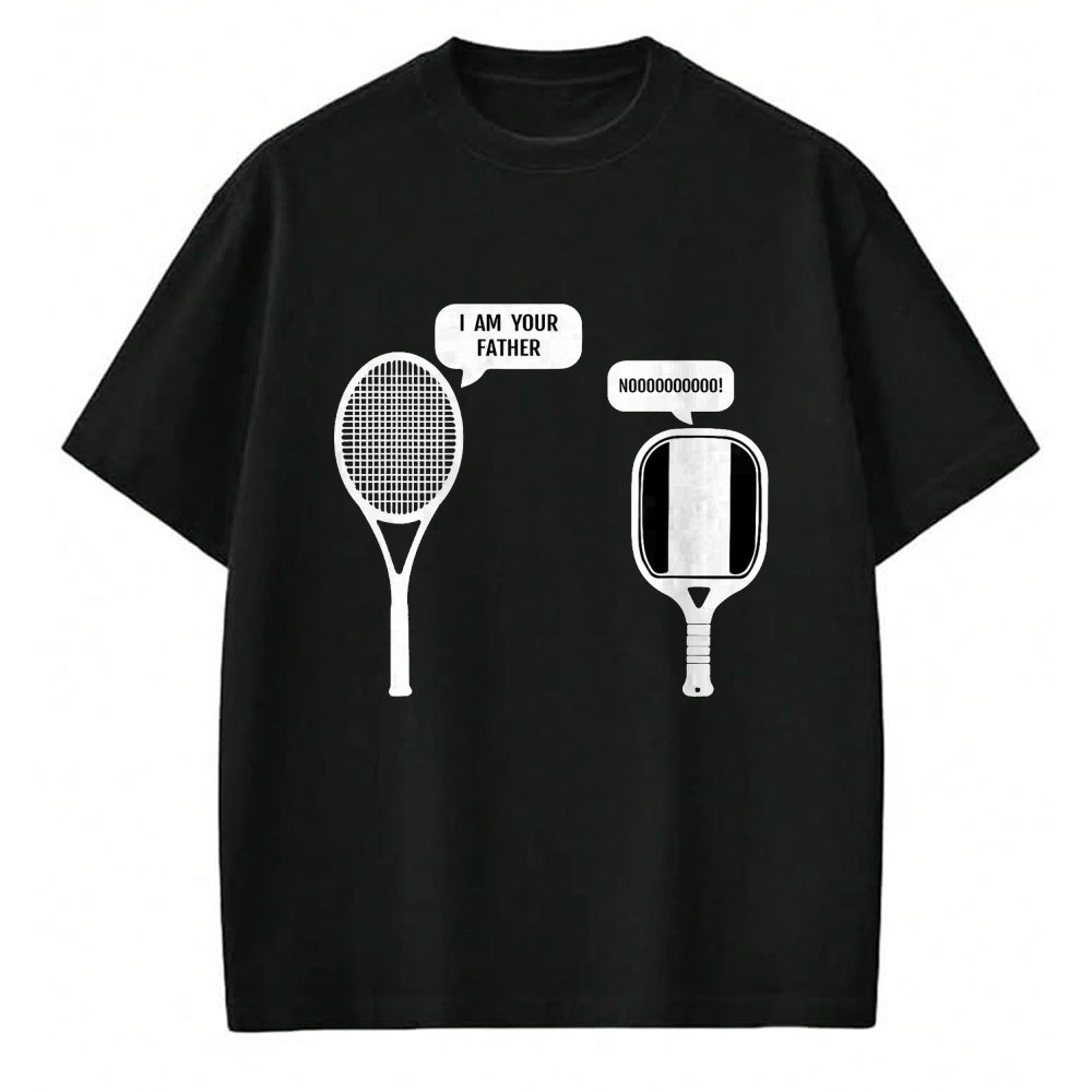 Funny Pickleball Shirt, Pickleball Lover Unisex T-Shirt/Hoodie/Sweatshirt HLT00 - I Am Your Father Funny Pickleball Tennis Racket T-Shirt