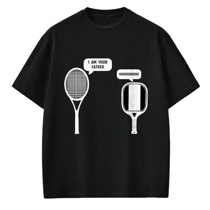 Funny Pickleball Shirt, Pickleball Lover Unisex T-Shirt/Hoodie/Sweatshirt HLT00 - I Am Your Father Funny Pickleball Tennis Racket T-Shirt
