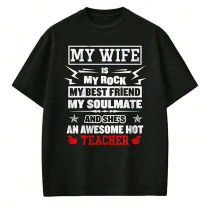 Best Wife Shirt, Wife and Husband Unisex T-Shirt/Hoodie/Sweatshirt HLT00 - Mens My Wife Is My Best Friend Awesome Hot Teacher Funny Husband T-Shirt