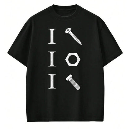 Best Mechanic Life Shirt, Funny Mechanic UnisexT-Shirt/Hoodie/Sweatshirt HLT00 - (ON Back) I Screw I Nut I Bolt Funny Handyman Mechanic Tool T-Shirt