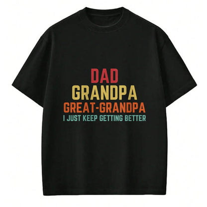 Best Grandpa Shirt, Proud Grandpa Unisex T-Shirt/Hoodie/Sweatshirt HLT00 - Fathers Day Gift from Grandkids Dad Grandpa Great Grandpa Long Sleeve T-Shirt