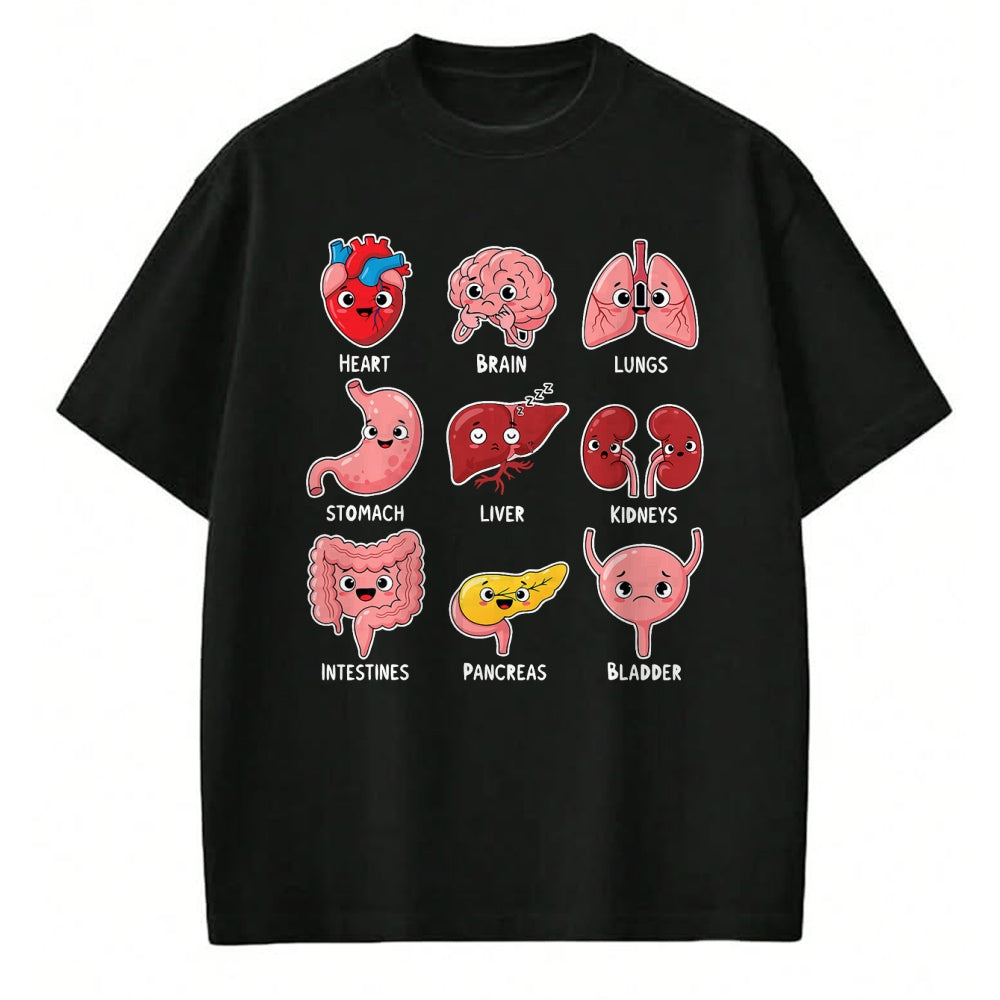 Best Doctor Shirt, Funny Doctor UnisexT-Shirt/Hoodie/Sweatshirt HLT00 - Cute Human Organs Cartoon Anatomy Science Humor T-Shirt