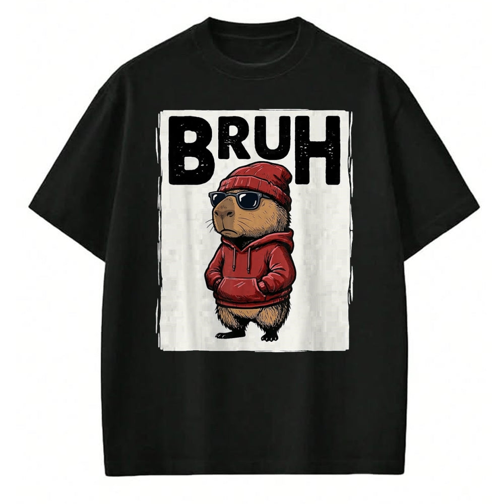 Cute Capybara Shirt, Funny Capybara Unisex T-Shirt/Hoodie/Sweatshirt HLT00 - Cool Bruh Capybara Men Women Kids Teens Funny Capybara T-Shirt, Youth, Sapphire Blue, Medium