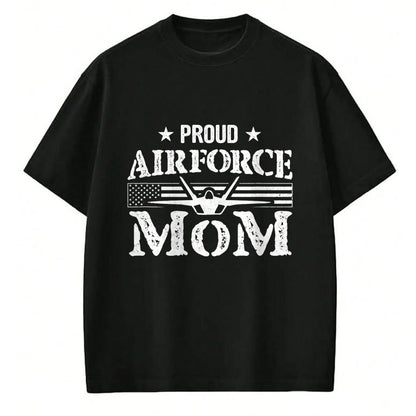 Gift for Mom Shirt, Funny Mom Unisex T-Shirt/Hoodie/Sweatshirt HLT00 - Proud Air Force Mom - Airforce Gifts - July 4th Mothers Day T-Shirt