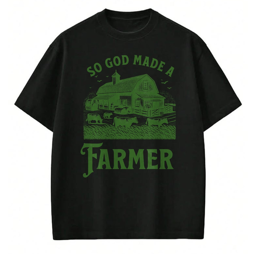 Best Farmer Life Shirt, Funny Farmer UnisexT-Shirt/Hoodie/Sweatshirt HLT00 - So God Made a Farmer Country Life T-Shirt for Fans T-Shirt