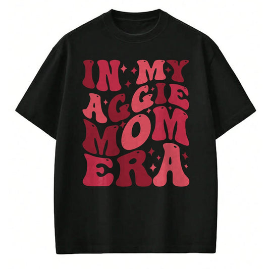 Gift for Mom Shirt, Funny Mom Unisex T-Shirt/Hoodie/Sweatshirt HLT00 - Retro In My Aggie Mom Era Mother_s Day Aggie Mom Aggie Mama T-Shirt