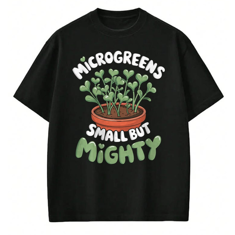Best Farmer Life Shirt, Funny Farmer UnisexT-Shirt/Hoodie/Sweatshirt HLT00 - Small Mighty Farmer Sprouts Plant Gardening Microgreens T-Shirt