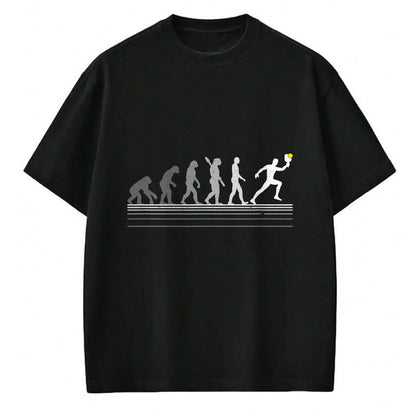 Funny Pickleball Shirt, Pickleball Lover Unisex T-Shirt/Hoodie/Sweatshirt HLT00 - Pickleball Evolution of Man Funny Gift T-Shirt