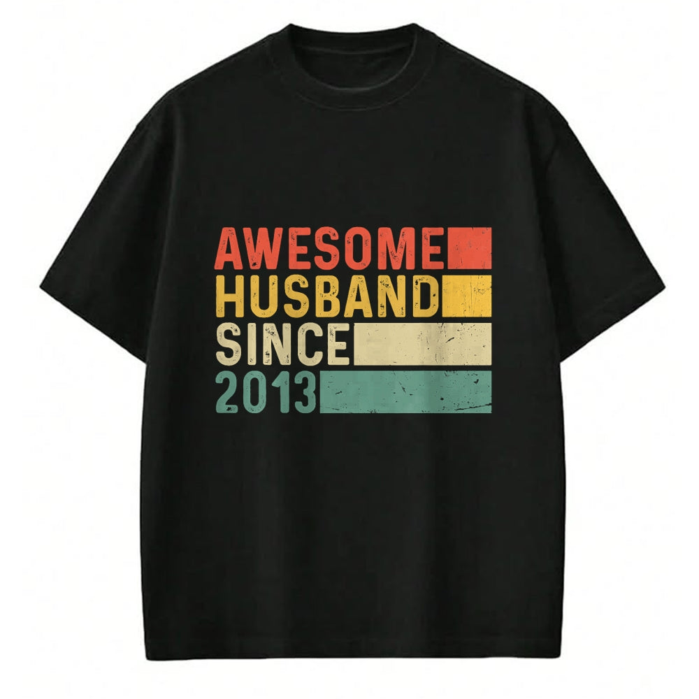 Best Wife Shirt, Wife and Husband Unisex T-Shirt/Hoodie/Sweatshirt HLT00 - 11th Wedding Anniversary Epic Awesome Husband Since 2013 T-Shirt