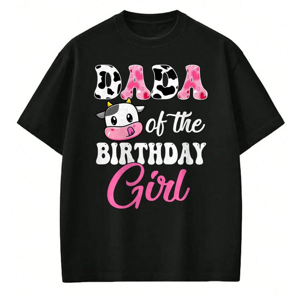 Best Farmer Life Shirt, Funny Farmer UnisexT-Shirt/Hoodie/Sweatshirt HLT00 - Dada of The Birthday Girl Farm Cow 1St Birthday Girl T-Shirt