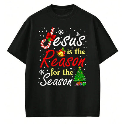 Christian Tee, Christian Faith Unisex T-Shirt/Hoodie/Sweatshirt HLT00 - Christian Jesus The Reason Christmas Stocking Stuffer Gifts T-Shirt