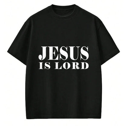 Christian Tee, Christian Faith Unisex T-Shirt/Hoodie/Sweatshirt HLT00 - Jesus Is Lord Christian God Christ T-Shirt Gift White Word T-Shirt