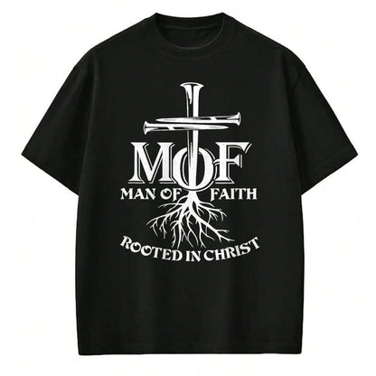 Christian Tee, Christian Faith Unisex T-Shirt/Hoodie/Sweatshirt HLT00 - Man Of Faith Shirt Rooted In Christ T-Shirt