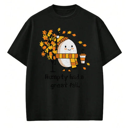 Best Thanksgiving Family Shirt , Funny Thanksgiving UnisexT-Shirt/Hoodie/Sweatshirt HLT00 - Humpty Had A Great Fall Funny Autumn Distressed Washed Look T-Shirt