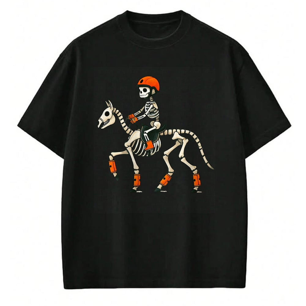 Best Horse Lover Shirt , Funny Horse UnisexT-Shirt/Hoodie/Sweatshirt HLT00 - Skeleton Horse Riding Halloween Costume Funny Boys Girl Kids T-Shirt