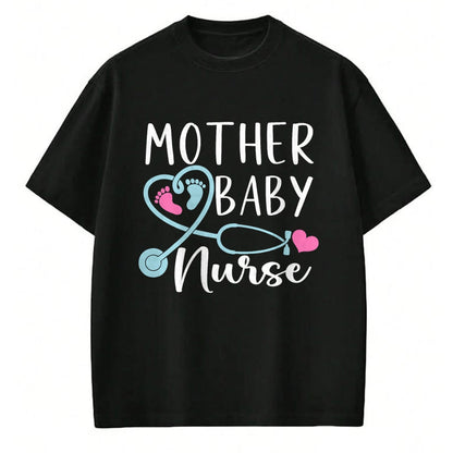 Funny Nurse Shirt, Nurse Unisex T-Shirt/Hoodie/Sweatshirt HLT00 - Postpartum Mother Baby Nurse Mom Baby Postpartum Nursing T-Shirt