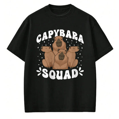 Cute Capybara Shirt, Funny Capybara Unisex T-Shirt/Hoodie/Sweatshirt HLT00 - Capybara Themed Party Capybara Squad T-Shirt