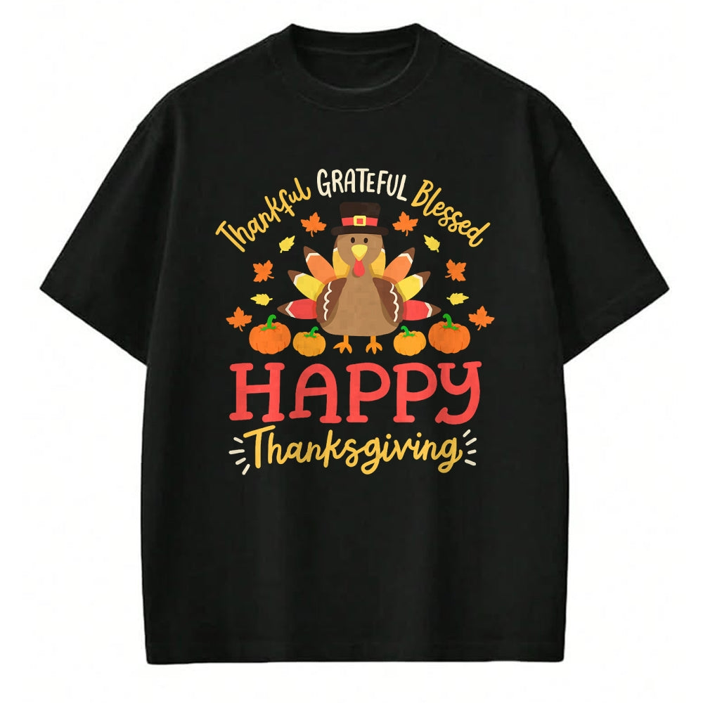 Best Thanksgiving Family Shirt , Funny Thanksgiving UnisexT-Shirt/Hoodie/Sweatshirt HLT00 - Thankful Grateful Blessed Happy Thanksgiving Turkey Gobble T-Shirt
