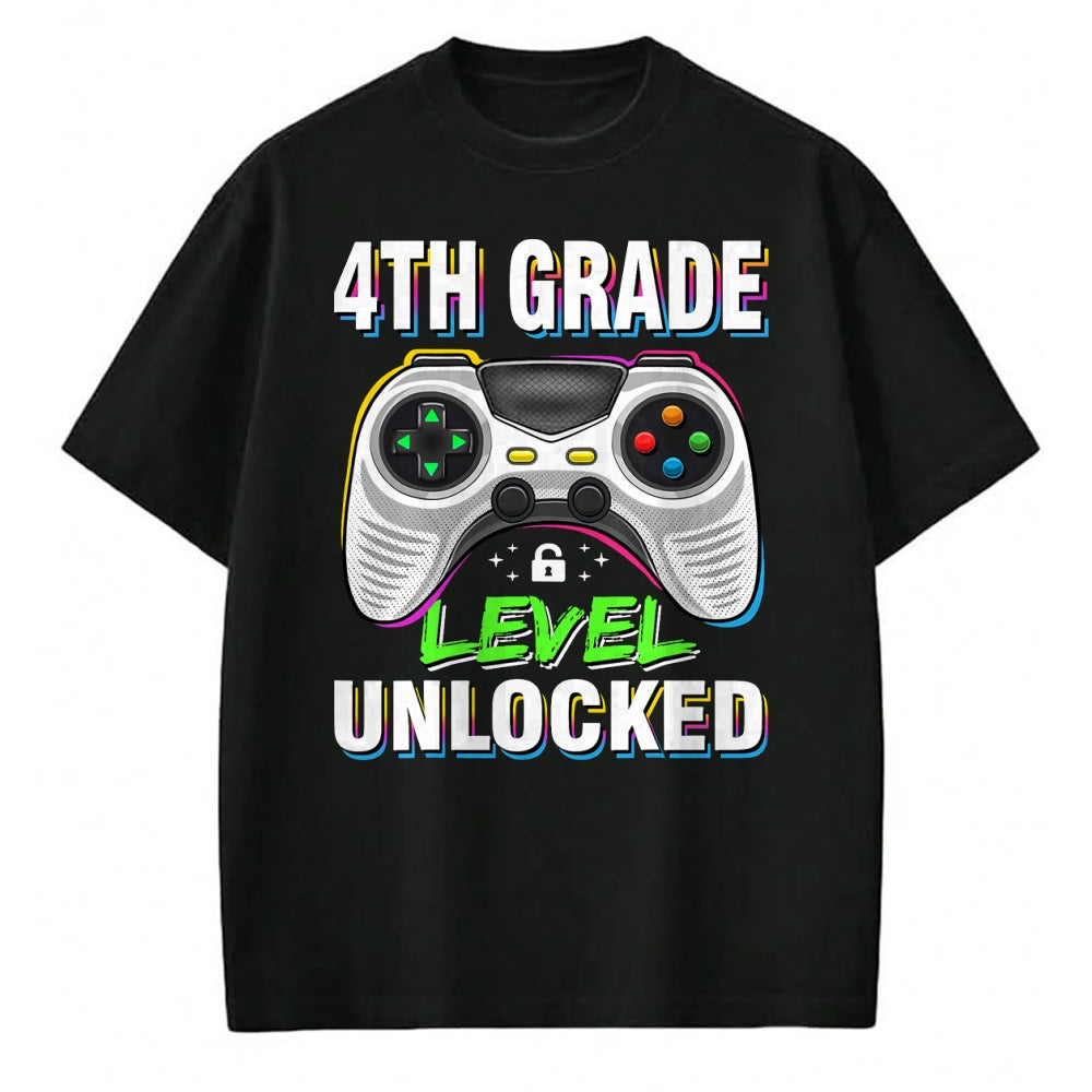 Best Student Shirt, Funny Back To School UnisexT-Shirt/Hoodie/Sweatshirt HLT00 - Boys First Day of 4th Grade Shirt Kids Gaming Back to School T-Shirt