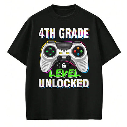 Best Student Shirt, Funny Back To School UnisexT-Shirt/Hoodie/Sweatshirt HLT00 - Boys First Day of 4th Grade Shirt Kids Gaming Back to School T-Shirt