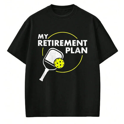 Funny Pickleball Shirt, Pickleball Lover Unisex T-Shirt/Hoodie/Sweatshirt HLT00 - My Retirement Plan Funny Pickleball Slogan T-Shirt, Women, Red, X-Large